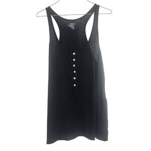 Old Navy Black Sleeveless Racerback Tank Top Womens Size Medium M